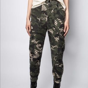 Zadig & Voltaire pilote camo cargo pants